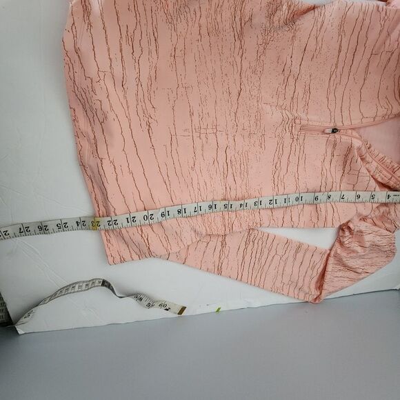 Nike Pro Sweatshirt Womens Size XS Activewear Dri-Fit Mock Neck Coral - Picture 8 of 8